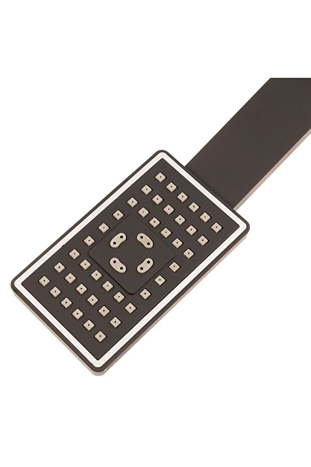 Premium Black Rectangular Shower Head - 2