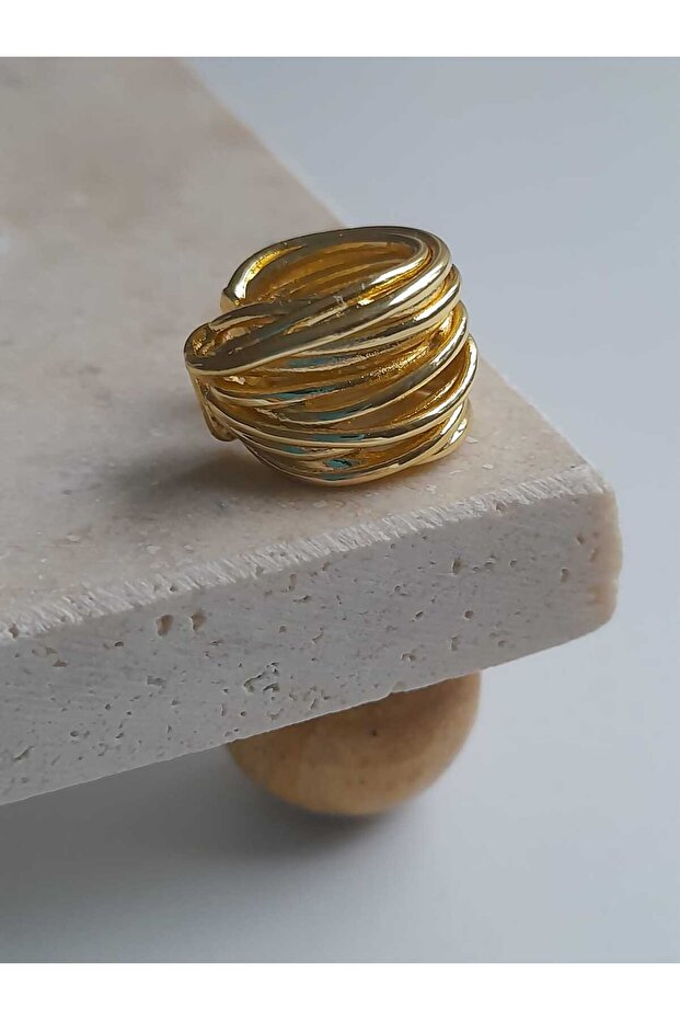 Çelik julls Gold Earcuff - 3