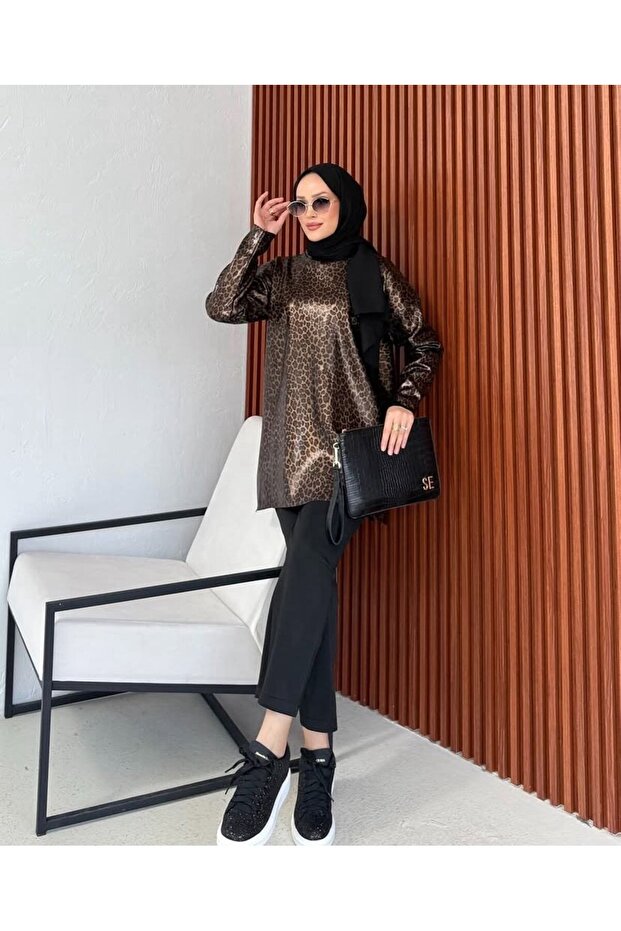 LEOPAR VARAKLI TUNİK - 2
