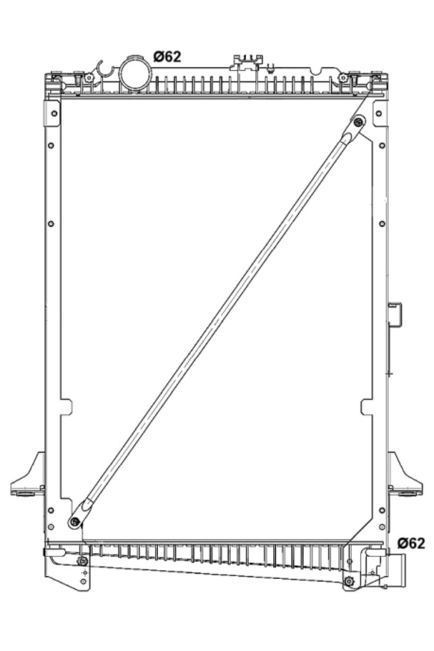 Radiator Engine Cooling Daf Cf 65/Cf 75 - 4