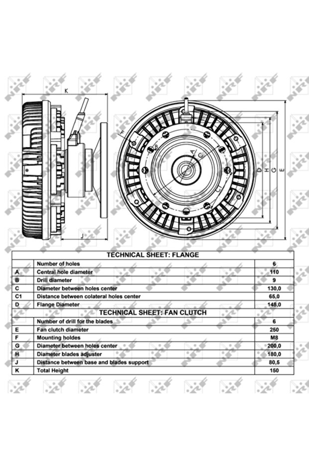 Cupla Ventilator Radiator Daf Cf 85 - 5