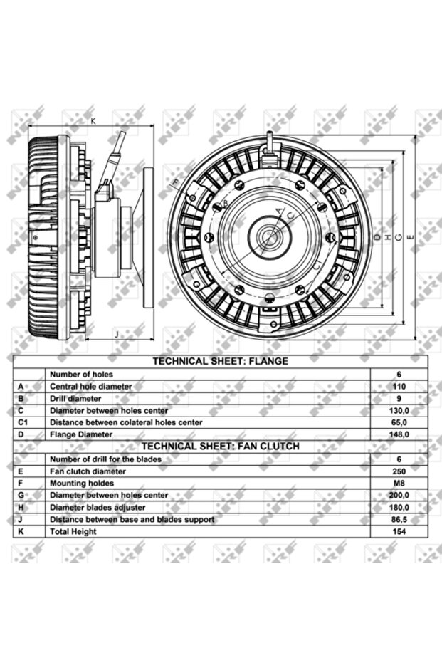 Cupla Ventilator Radiator Daf Xf 95 - 5