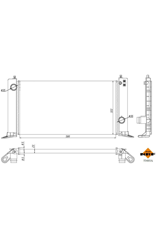 Fiat Stilo Engine Cooling Radiator - 5