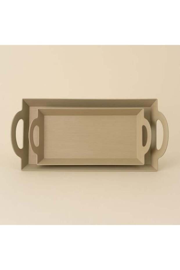 طقم صواني تقديم - قطعتان - 1