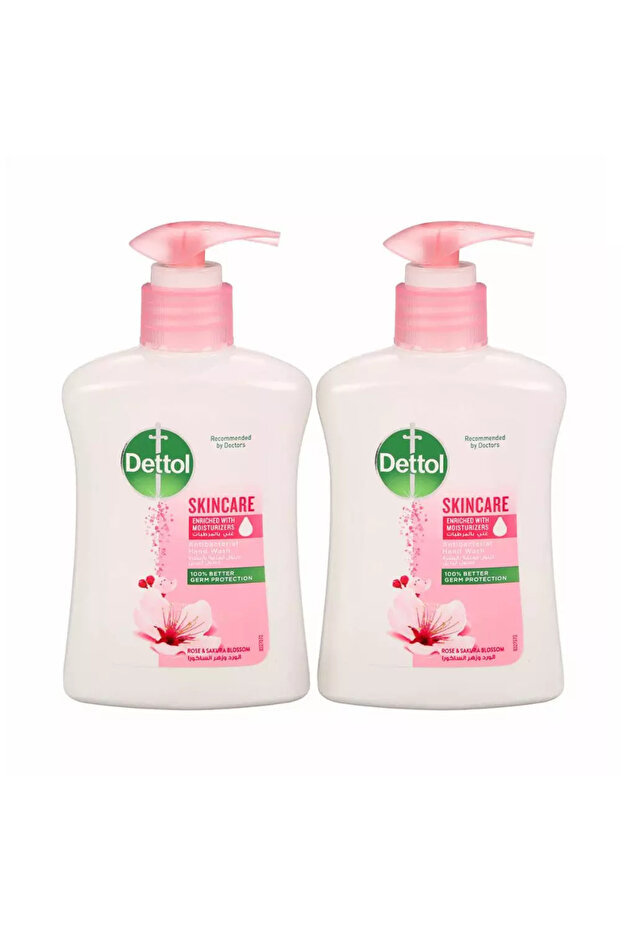 Skincare Rose and Sakura Blossom Antibacterial Liquid Hand Wash- 2 X 200ml