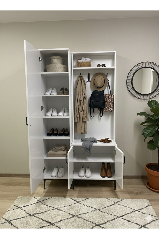 Rapid Portmanto beyaz - 3