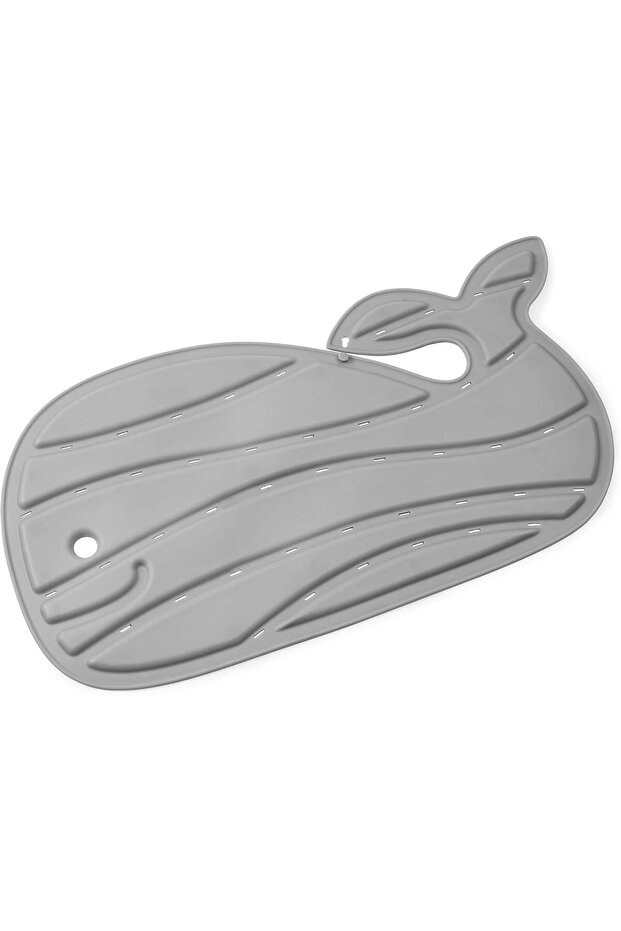 Non-Slip Baby Bath Mat, Moby, Grey