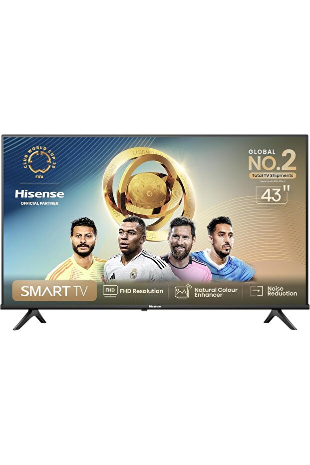 تلفزيون ذكي بشاشة LCD بدقة 4K مقاس 43 بوصة