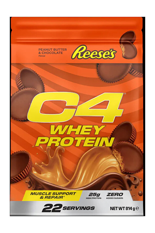 C4 Whey Protein – Reese’s Peanut Butter & Chocolate, 22 Servings