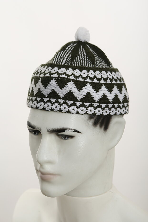 Triko Örme Hacı Takkesi - 1