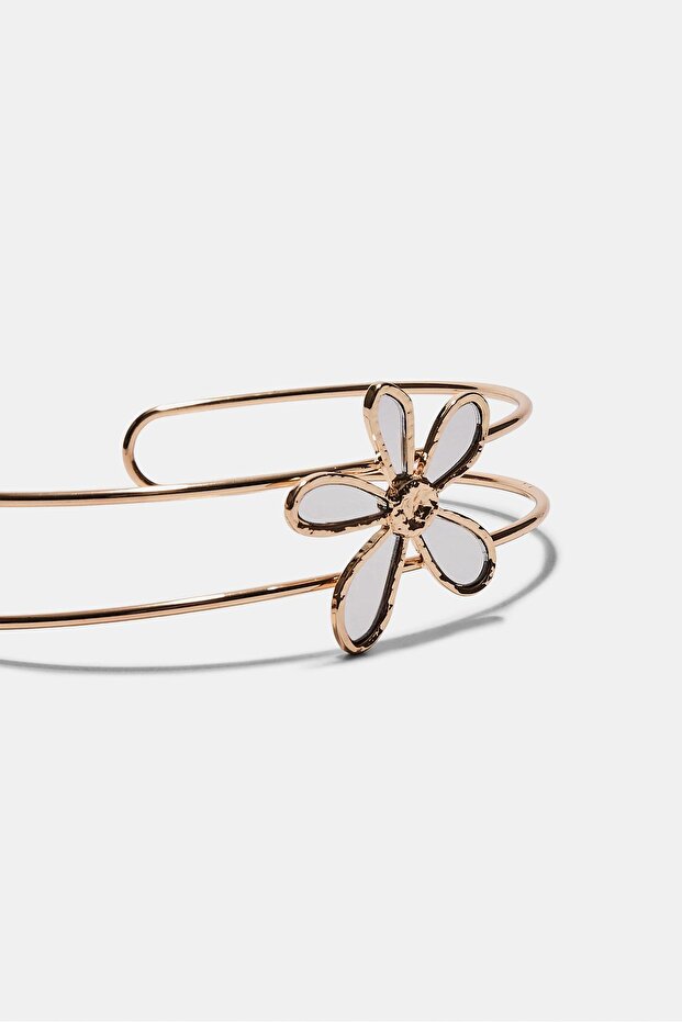 Çiçekli choker kolye - 3