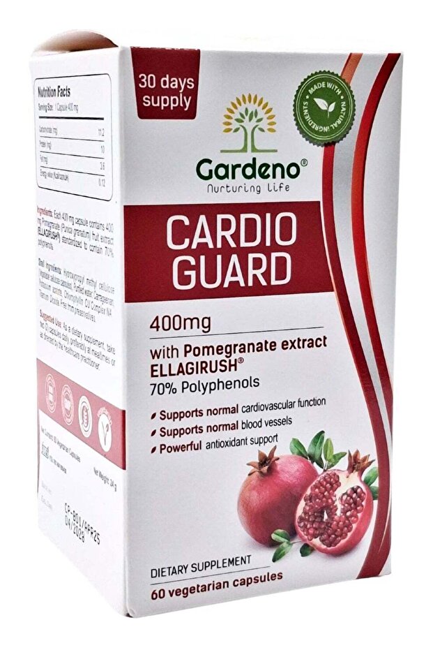 Gardeno Cardio Guard 400Mg capsules 60'S