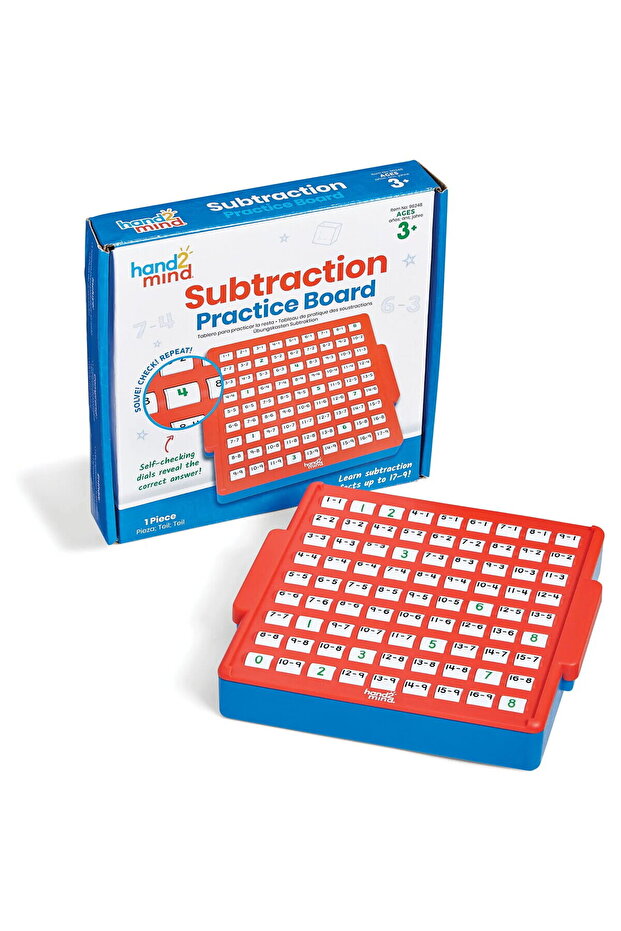 Subtraction practice board - 4