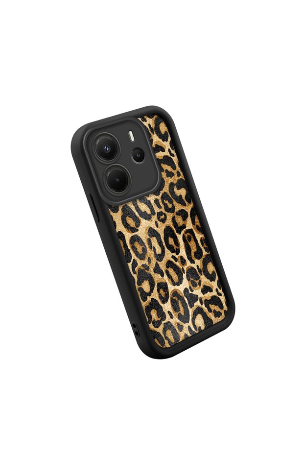 Redmi Note 14 Compatible Stylish High-Quality Leopard Pattern Phone Case