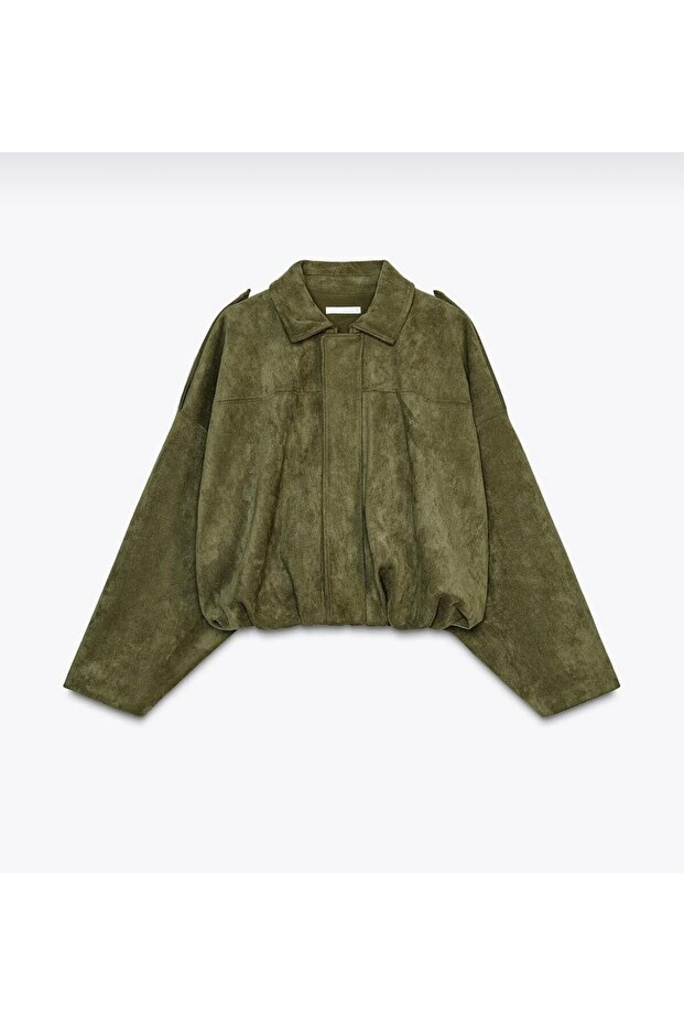 Zara model Süet ceket - 1