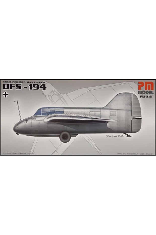 نموذج 215 بمقياس 1/72، طائرة بمحرك صاروخي DFS-194، طقم نموذج بلاستيكي