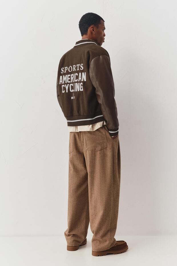 Brown bomber jacket - 5