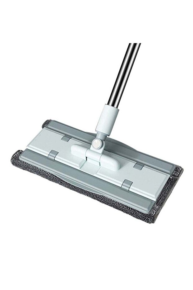 Microfiber Floor Mop with 2 Washable Pads, 360° Swivel for Hardwood & Windows