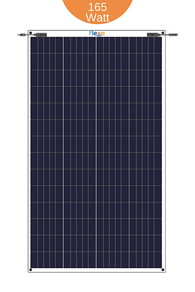165 Watt Esnek Güneş Paneli FXM-165 Siyah - 1