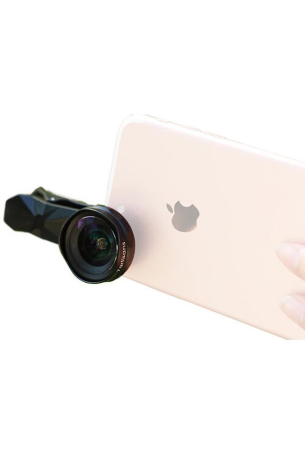 Wide-angle conversion lenses for smartphones
