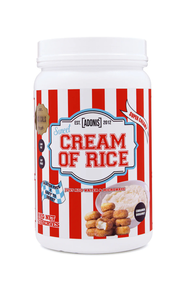 Sweet Cream of Rice – Cinnamon Doughnut, 1kg, Gluten-Free Protein Meal