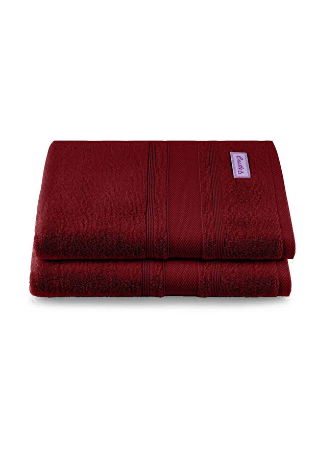 Bath Sheet 90 x 180 Cm 550 Gsm 100% Cotton Highly Absorbent, Quick dry Set of 02 Pc