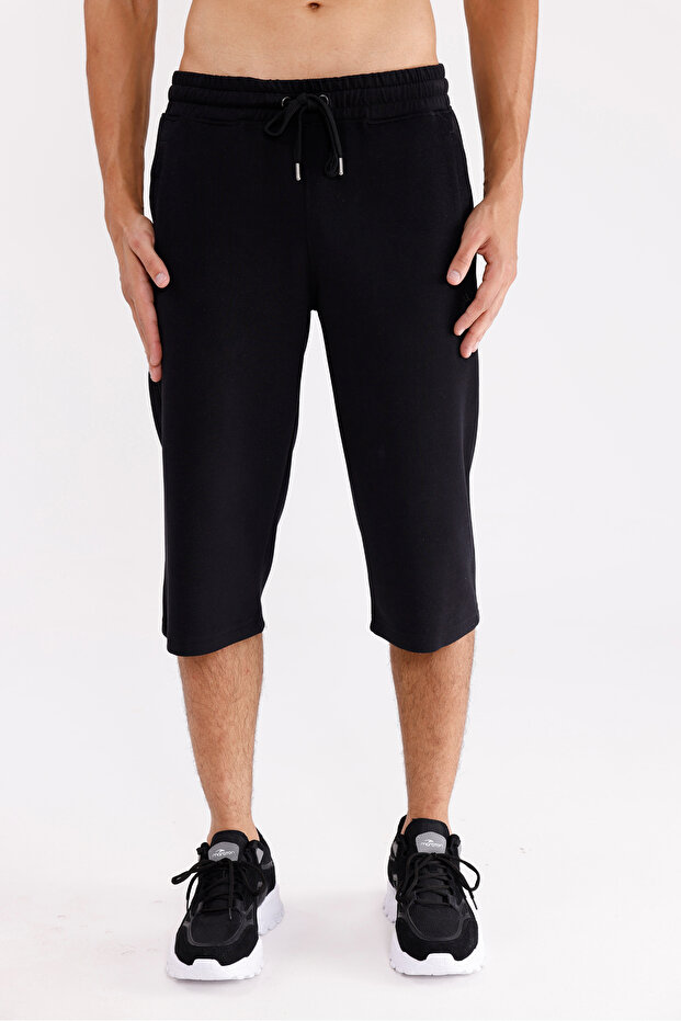 Soft Modal Blend, Lace-Up, Elastic Waist, Side Pockets, Back Pocket, Below Knee Cut, Comfortable Fit, Sports Ka