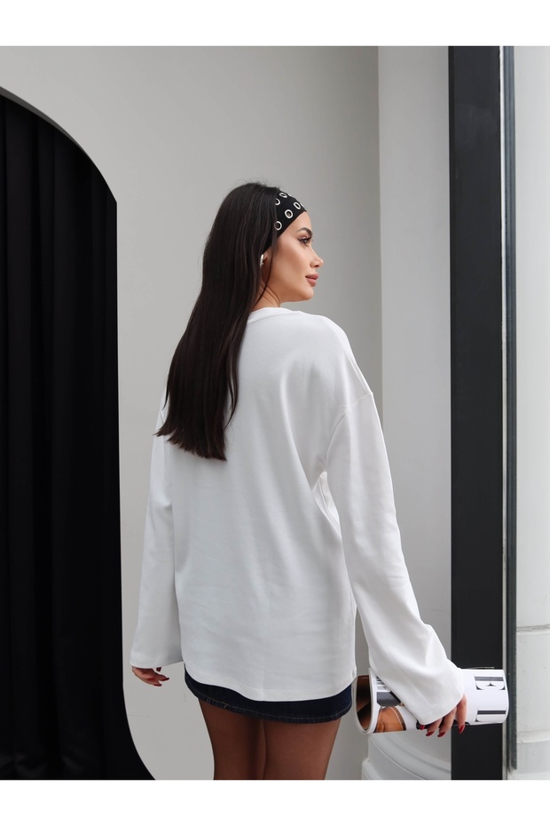 Uzun Kol Sweatshirt - 5