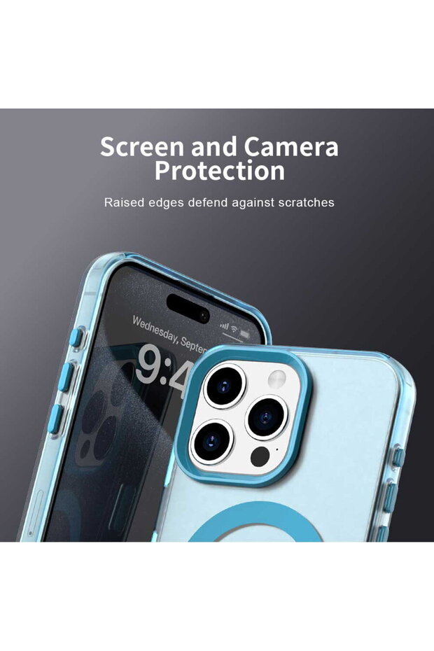 Case for iPhone 15 Pro - CandyCase MagSafe - Blue - 6