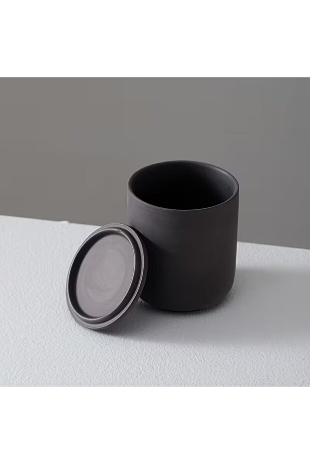 Luxury Ceramic Candle Jars with Lid. 4pcs