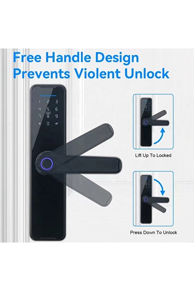 قفل الباب الذكي ببصمة الإصبع - 4