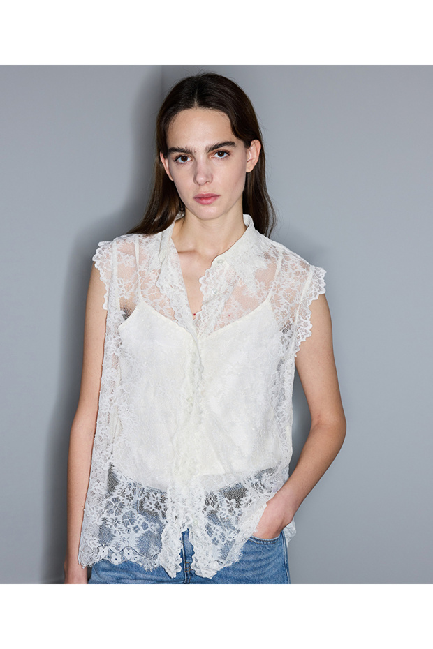 Dantel bluz - 1