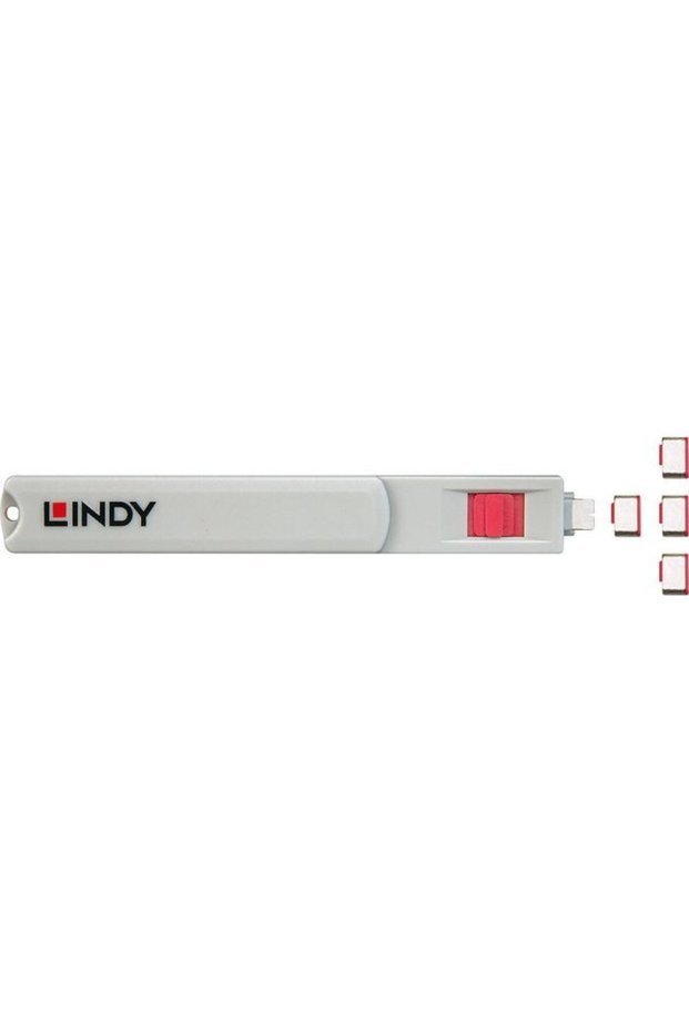USB-C port lock red