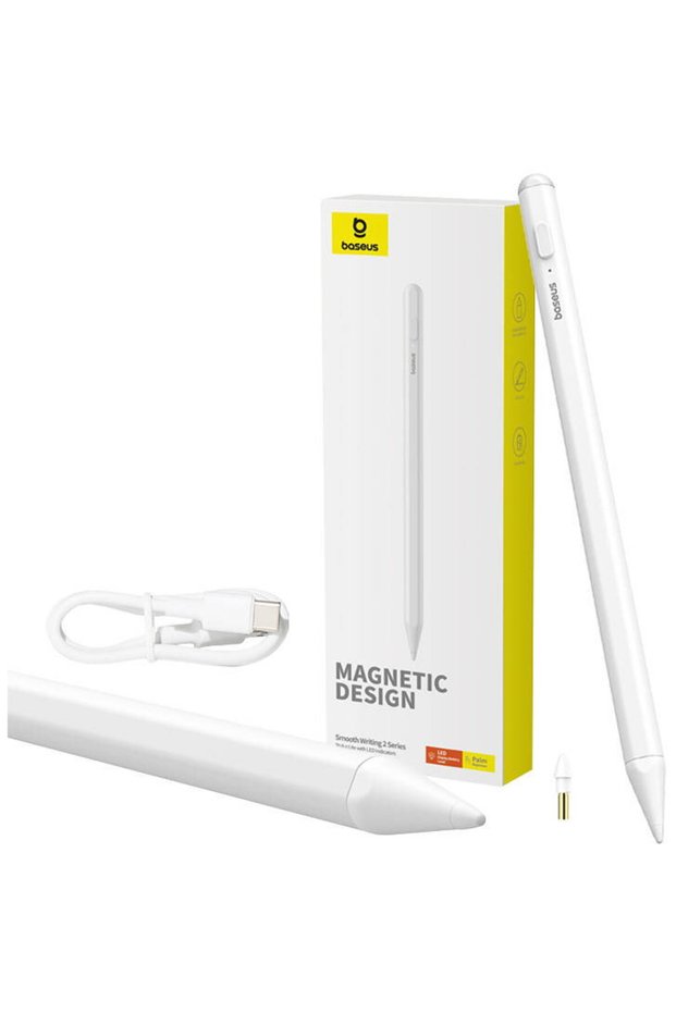 Stylus Lite Smooth Writing 2 cu indicator LED (alb)