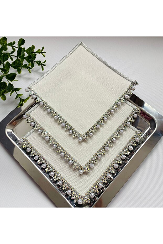 Presentation Napkin, Cocktail Napkin, Coffee Side Presentation Napkin 3 Pieces