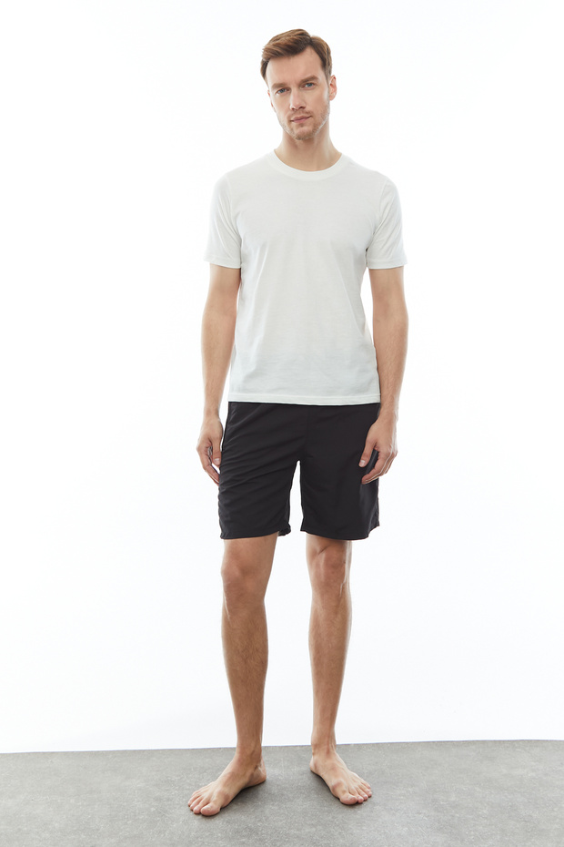Erkek Uzun Deniz Şortu - 6