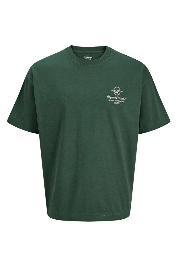 Men's T-Shirt with Chest Logo Print - Niagara