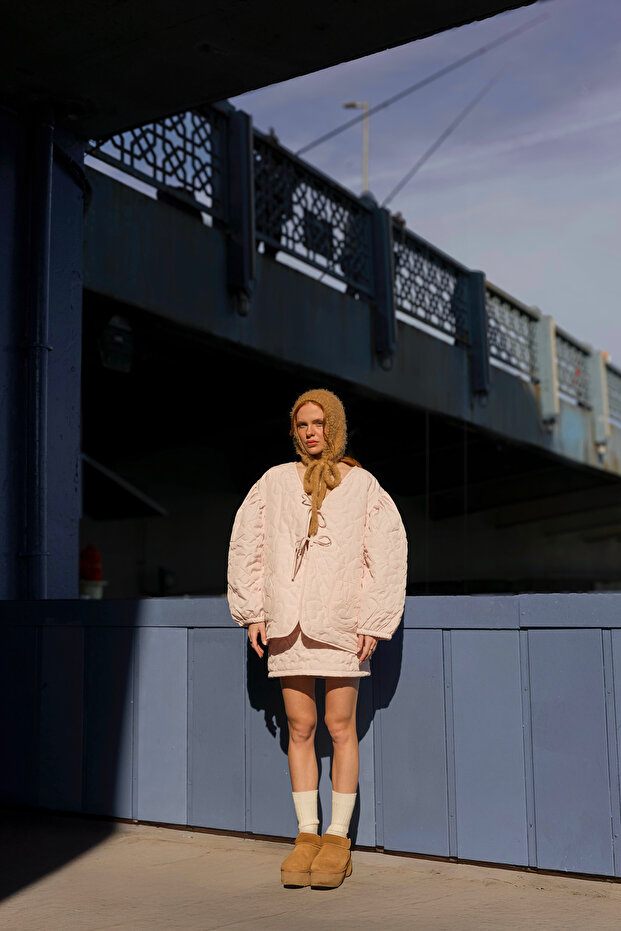 Rose Blush Mini Puff Etek - 1