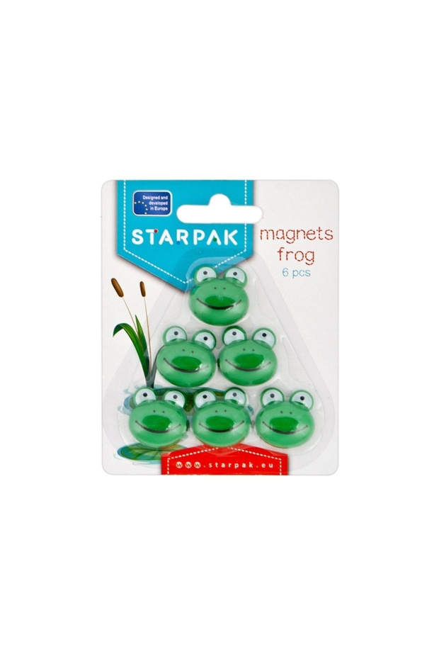 Frog Magnets, 6 pcs/set - - 1