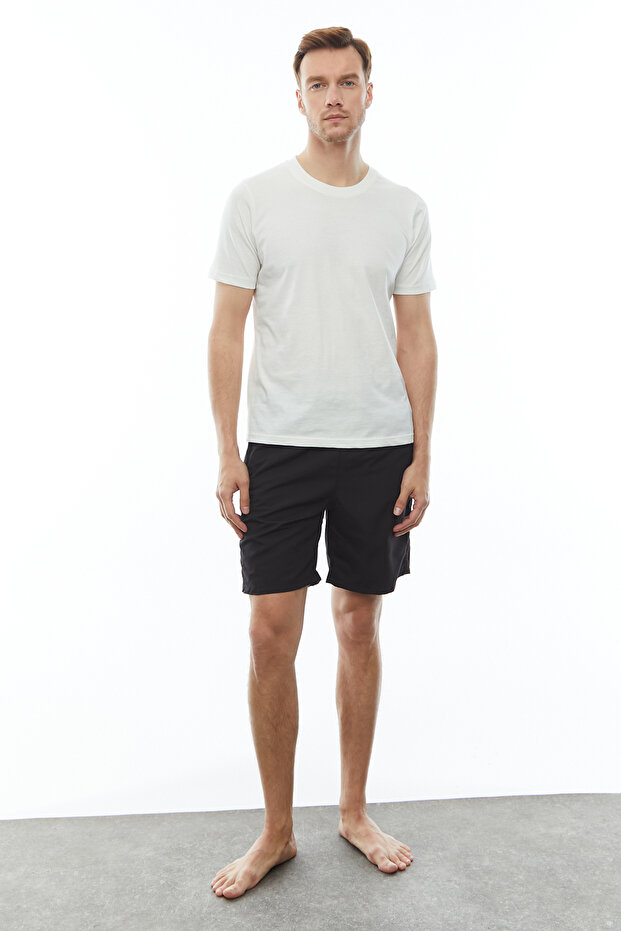 Erkek Uzun Deniz Şortu - 2