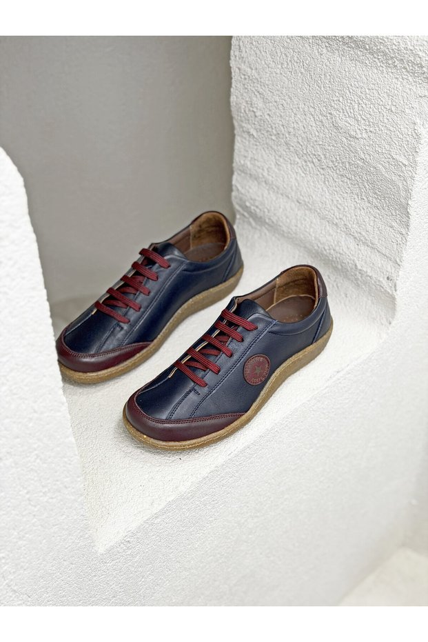 26Y-1828014 Genuine Leather Orthopedic Daily Footwear for Women