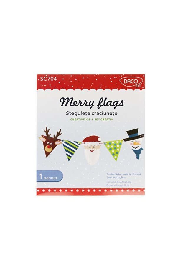 Creative set - SC704 Christmas flags - 1