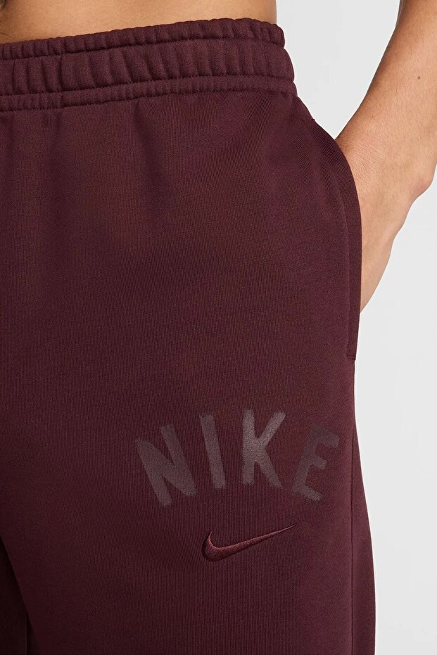 Swoosh Dri-Fit Pullover Eşofman Altı Bordo - 3