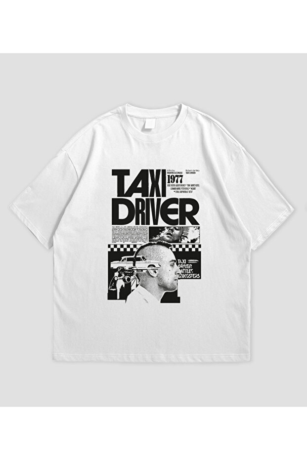 Taxi Driver Printed Oversized Unisex T-Shirt