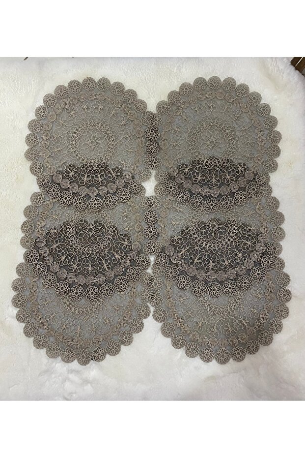 6 parça salon vitrin peçetesi - 3