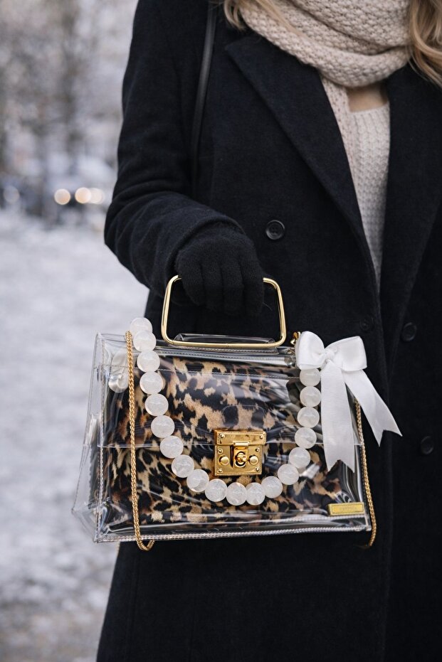 Şık Şeffaf Çanta - 1