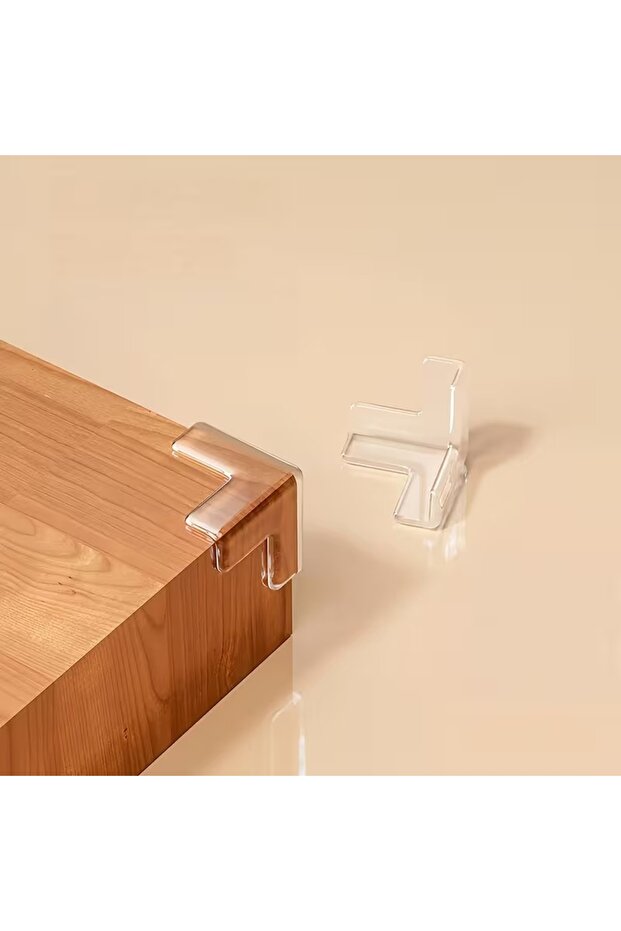 واقي زوايا من السيليكون، واقي زوايا حواف الطاولة 8 قطع - 1