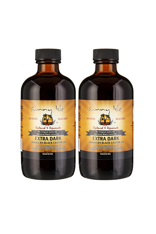 Extra Dark Jamaican Black Castor Oil 6oz | Treatment for Hair, Scalp | Combo Pack