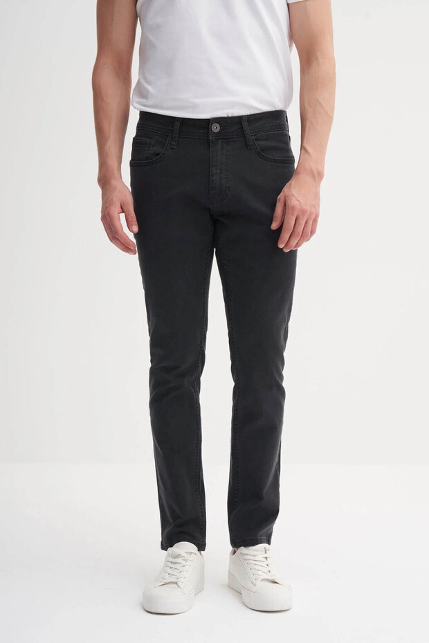 Parker Extra Slim Fit Anthracite Men's Jean Trousers 09220