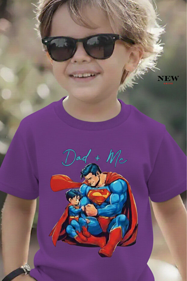 Dad Me Printed Unisex Children's T-Shirt